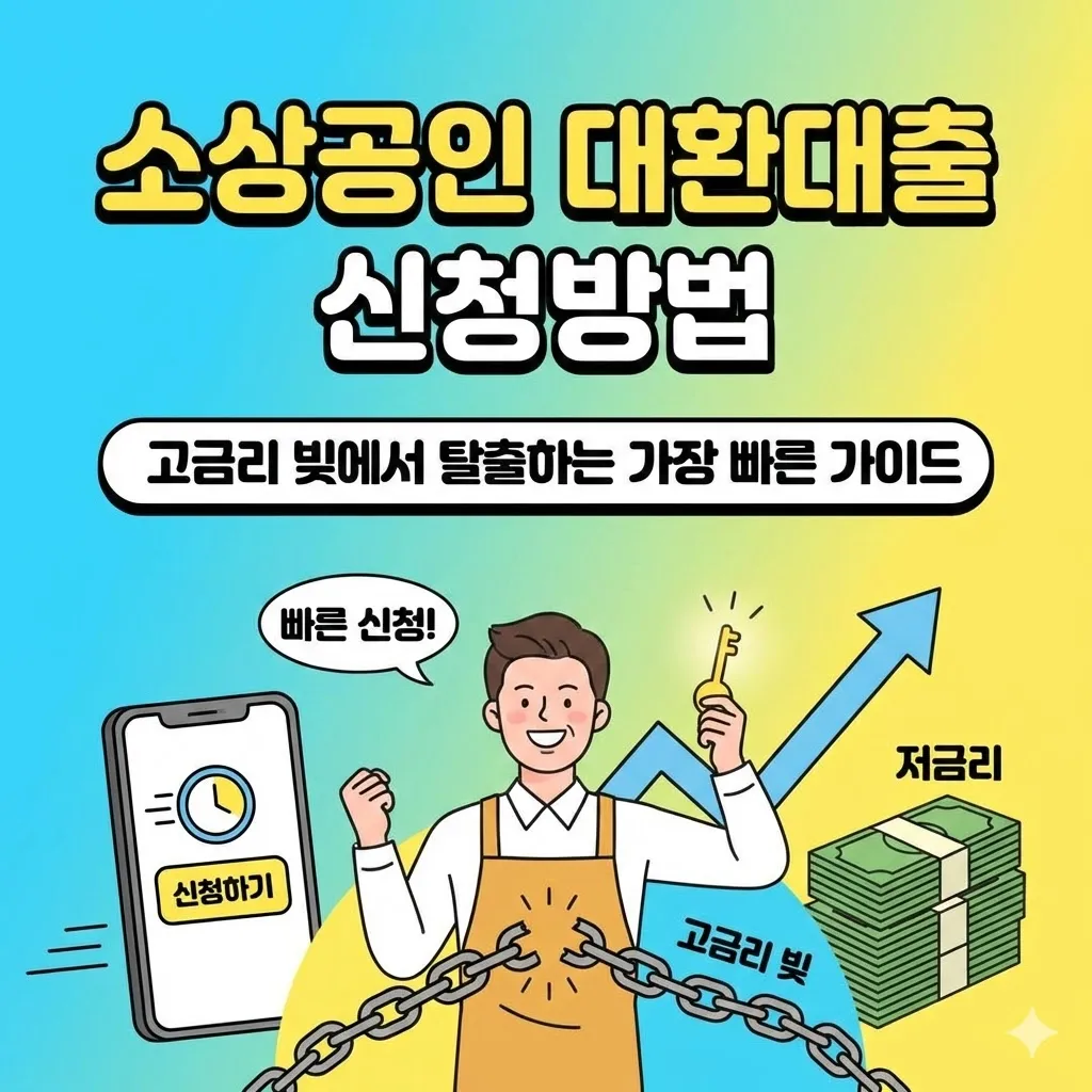 소상공인 대환대출 신청방법, 고금리 빚에서 탈출하는 가장 빠른 가이드